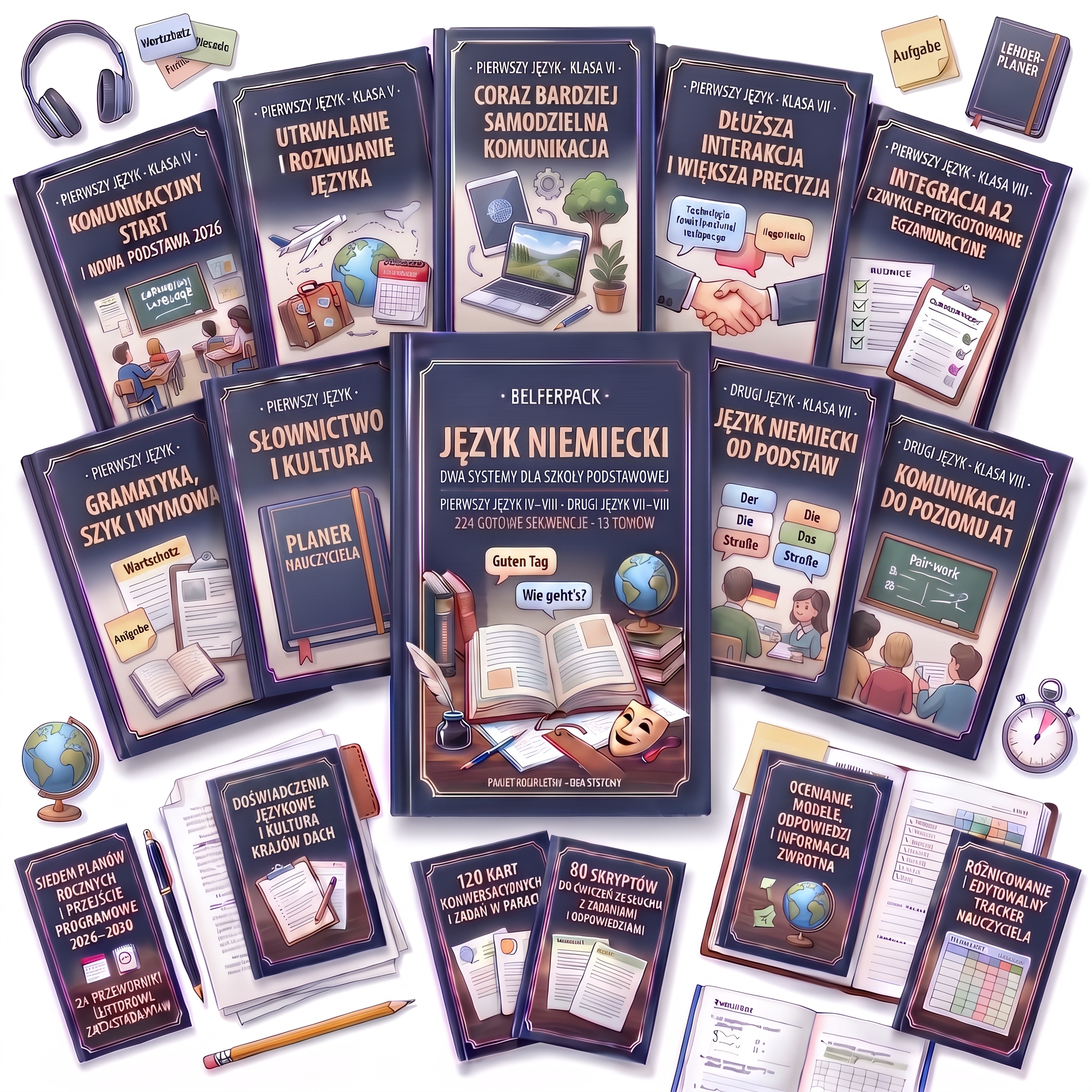 BelferPack Język Niemiecki, drugi język VII–VIII
